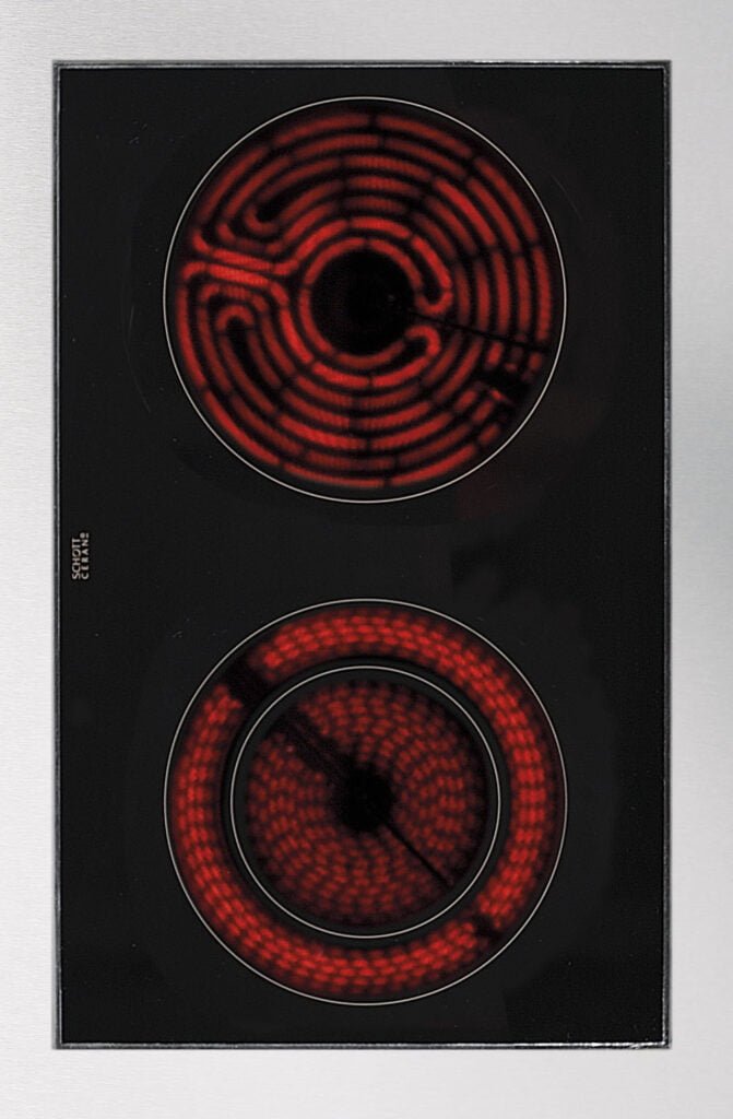 2-Zonen Ceran Glaskeramik